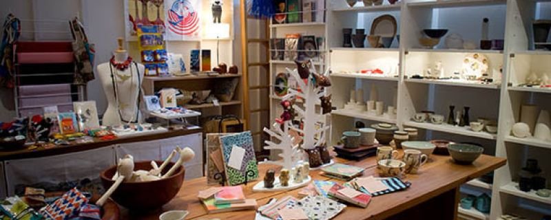 Interior of Craft Victoria in Flinders Lane