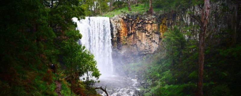 Trentham Falls after rain